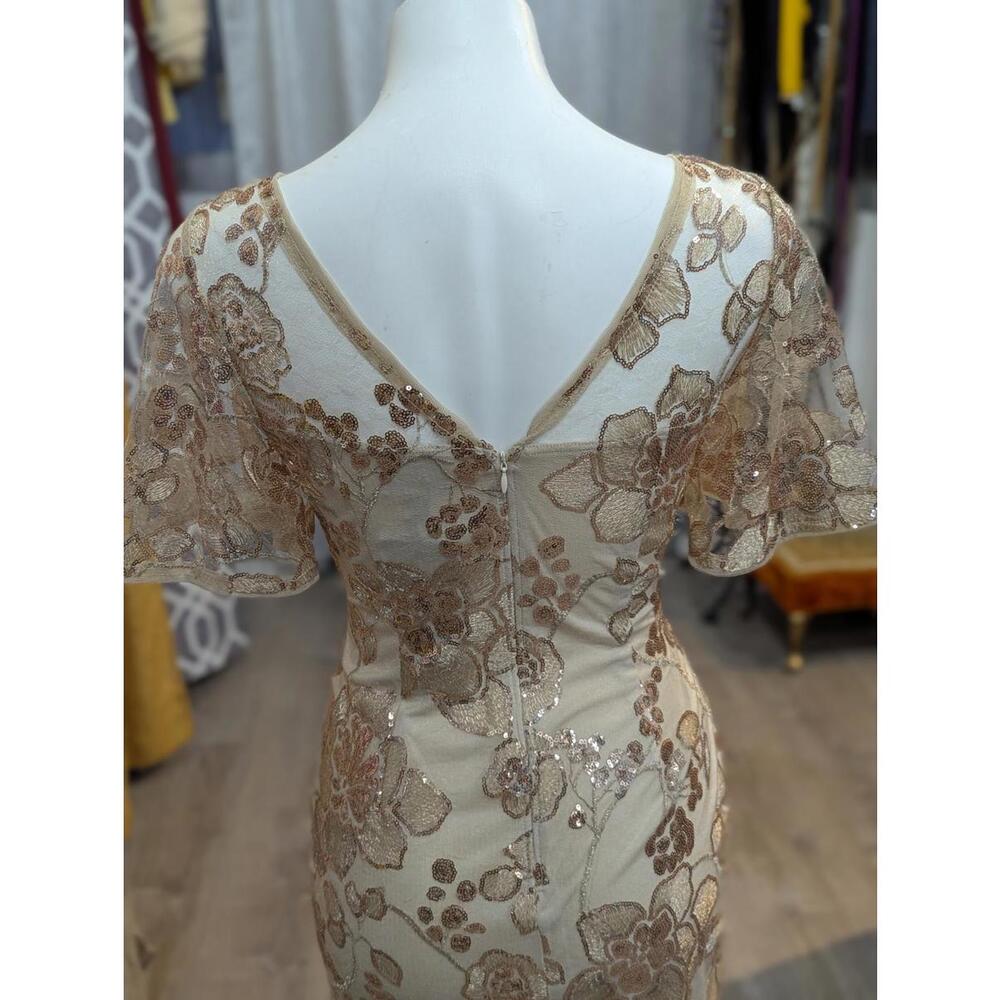 Adrianna Papell Embroidered Sheath Dress - Picture 6 of 8